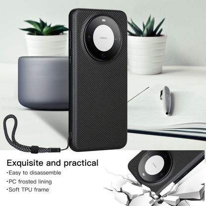 For Huawei Mate 60 Pro / 60 Pro+ ViLi TC Series Kevlar Carbon Fiber Texture Phone Case(Black) by ViLi
