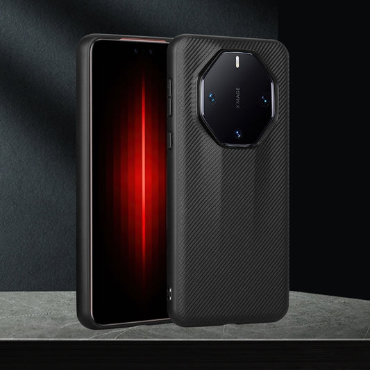 For Huawei Mate 60 RS Ultimate ViLi TC Series Kevlar Carbon Fiber Texture Phone Case(Black) by ViLi