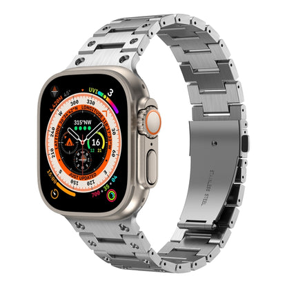 Double Rows Metal Watch Band For Apple Watch 38mm(Silver) by bashfashion