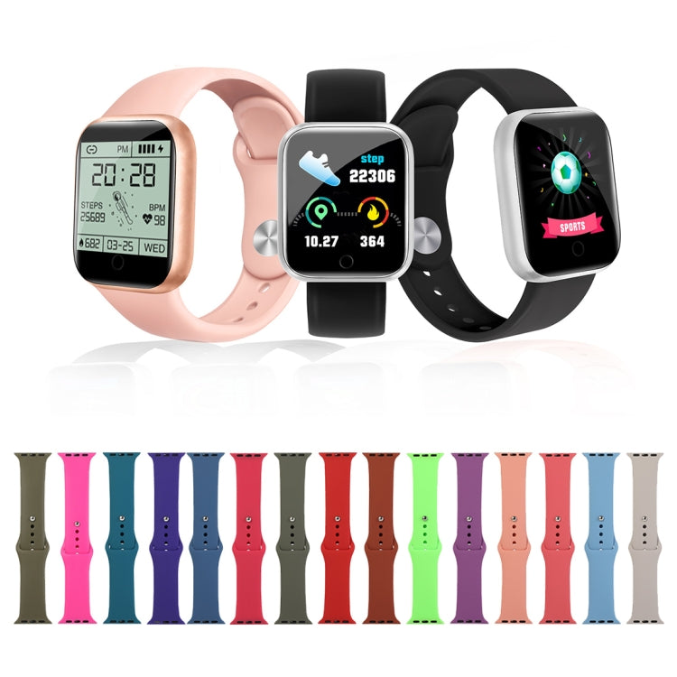 For Apple Watch Ultra 49mm&Watch Ultra 2 49mm / Series 9&8&7 45mm / SE 3&SE 2&6&SE&5&4 44mm / 3&2&1 42mm Silicone Watch Band, Long Section (Men)(Purple) by bashfashion