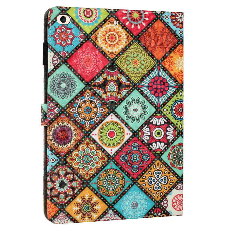For iPad mini 5 / 4 / 3 / 2 / 1 Painted Leather Smart Tablet Case(Ethnic Style) by bashfashion
