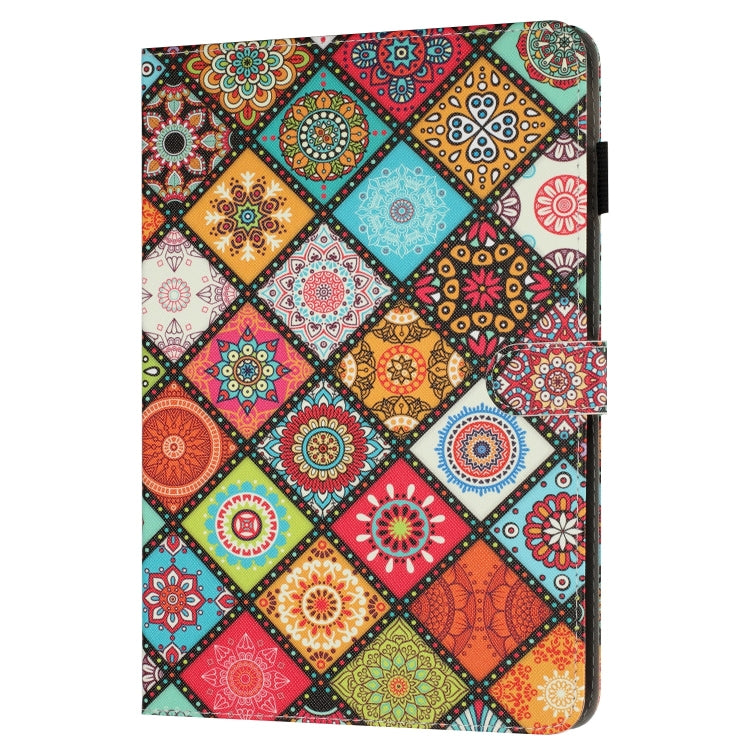 For iPad mini 5 / 4 / 3 / 2 / 1 Painted Leather Smart Tablet Case(Ethnic Style) by bashfashion