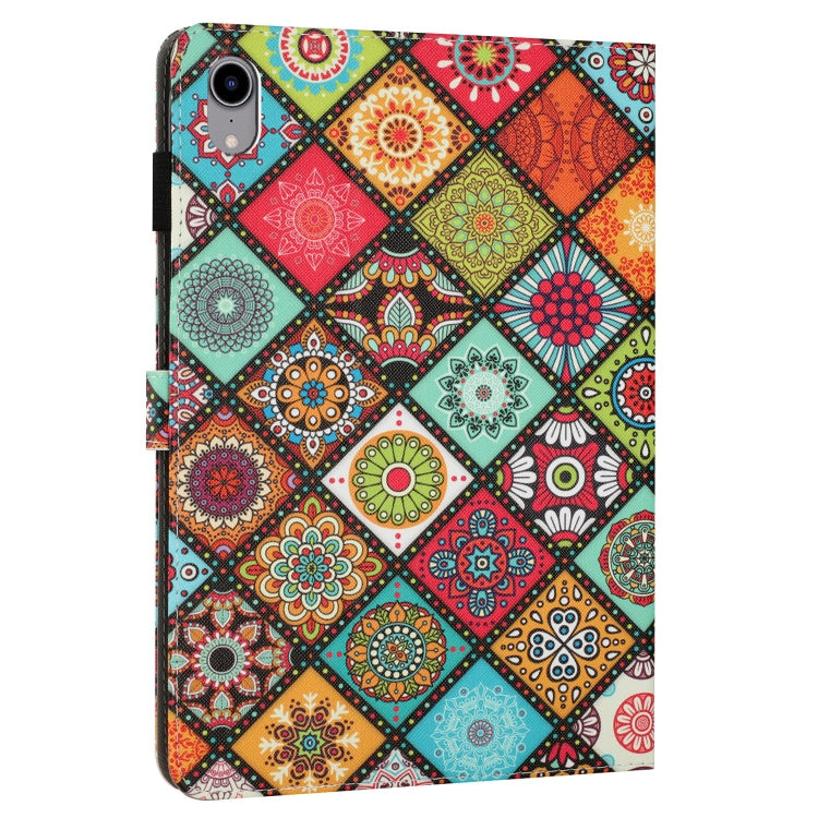 For iPad mini 6 / mini 2024 Painted Leather Smart Tablet Case(Ethnic Style) by bashfashion