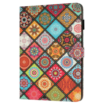 For iPad mini 6 / mini 2024 Painted Leather Smart Tablet Case(Ethnic Style) by bashfashion