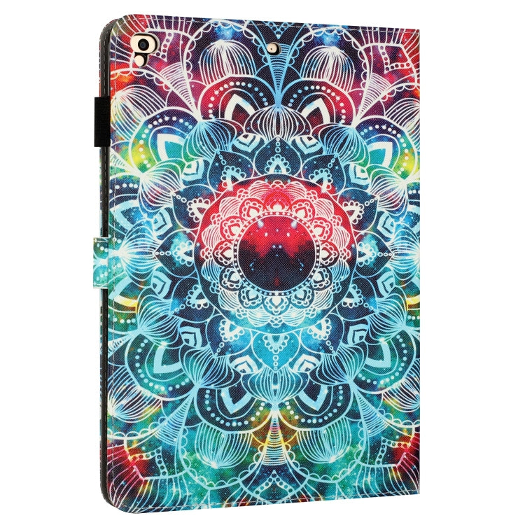 For iPad Air / Air 2 / 9.7 2017 / 2018 Painted Leather Smart Tablet Case(Mandalas) by bashfashion