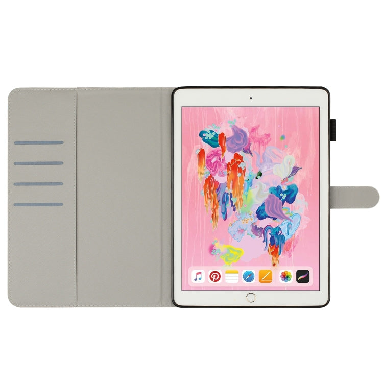 For iPad Air / Air 2 / 9.7 2017 / 2018 Painted Leather Smart Tablet Case(Mandalas) by bashfashion