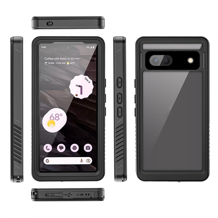 For Google Pixel 7a RedPepper Shockproof IP68 Waterproof PC + TPU Protective Case(Black) by RedPepper
