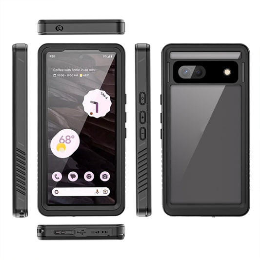 For Google Pixel 7a RedPepper Shockproof IP68 Waterproof PC + TPU Protective Case(Black) by RedPepper