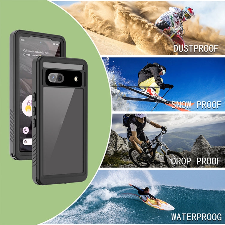 For Google Pixel 7a RedPepper Shockproof IP68 Waterproof PC + TPU Protective Case(Black) by RedPepper