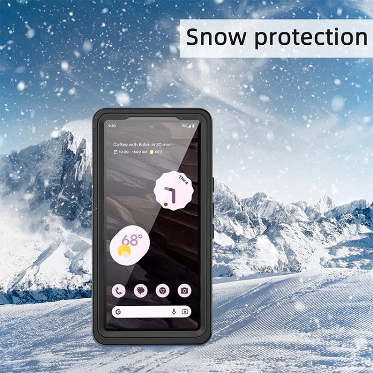 For Google Pixel 7a RedPepper Shockproof IP68 Waterproof PC + TPU Protective Case(Black) by RedPepper