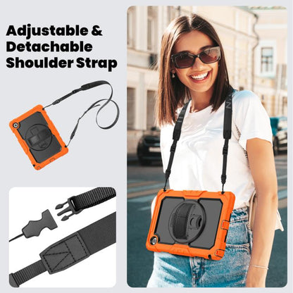 For Lenovo Tab 10.1 / ZhaoYang K10c Silicone Hybrid PC Tablet Case with Shoulder Strap(Orange) by bashfashion