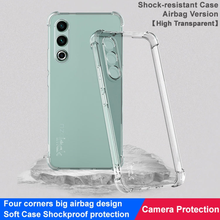 For Meizu 20 5G imak Shockproof Airbag TPU Phone Case(Transparent) by imak