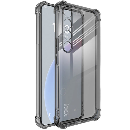 For Meizu 20 Pro 5G imak Shockproof Airbag TPU Phone Case(Transparent Black) by imak