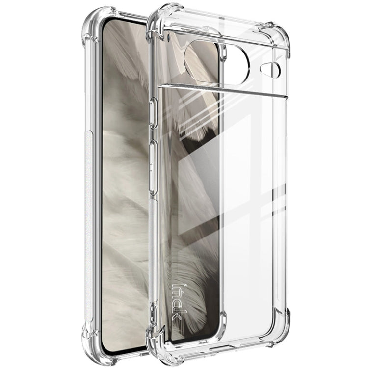 For Google Pixel 8 imak Shockproof Airbag TPU Phone Case(Transparent) by imak