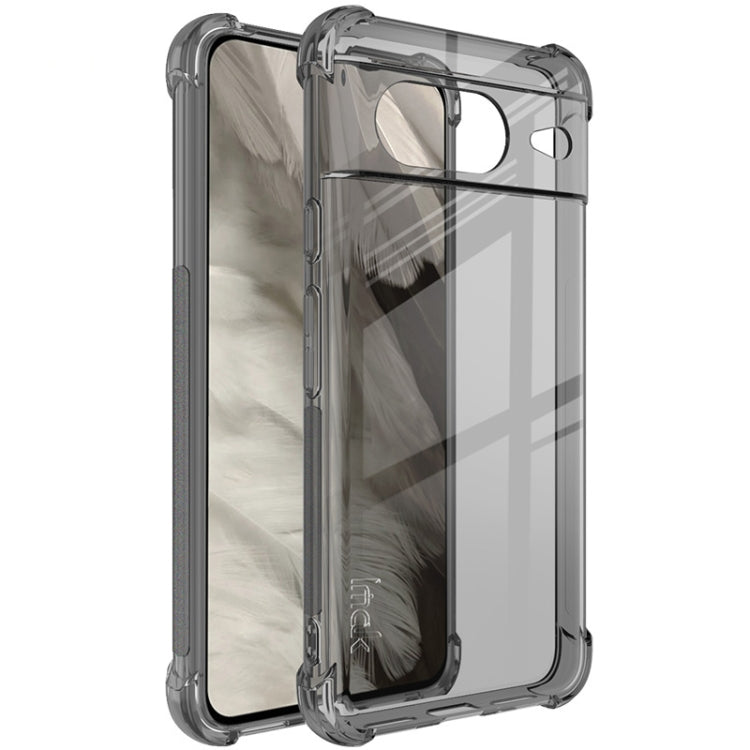 For Google Pixel 8 imak Shockproof Airbag TPU Phone Case(Transparent Black) by imak