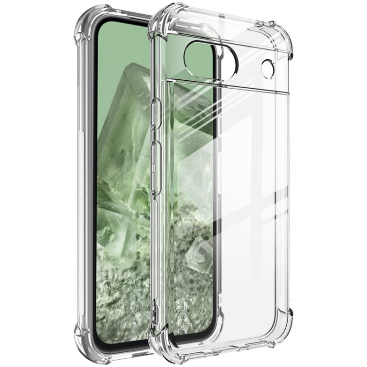For Google Pixel 8a imak Shockproof Airbag TPU Phone Case(Transparent) by imak