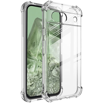 For Google Pixel 8a imak Shockproof Airbag TPU Phone Case(Transparent) by imak