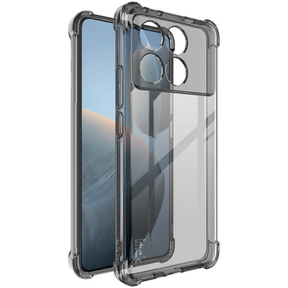 For Xiaomi Poco X6 Pro 5G/Redmi K70E 5G imak Shockproof Airbag TPU Phone Case(Transparent Black) by imak