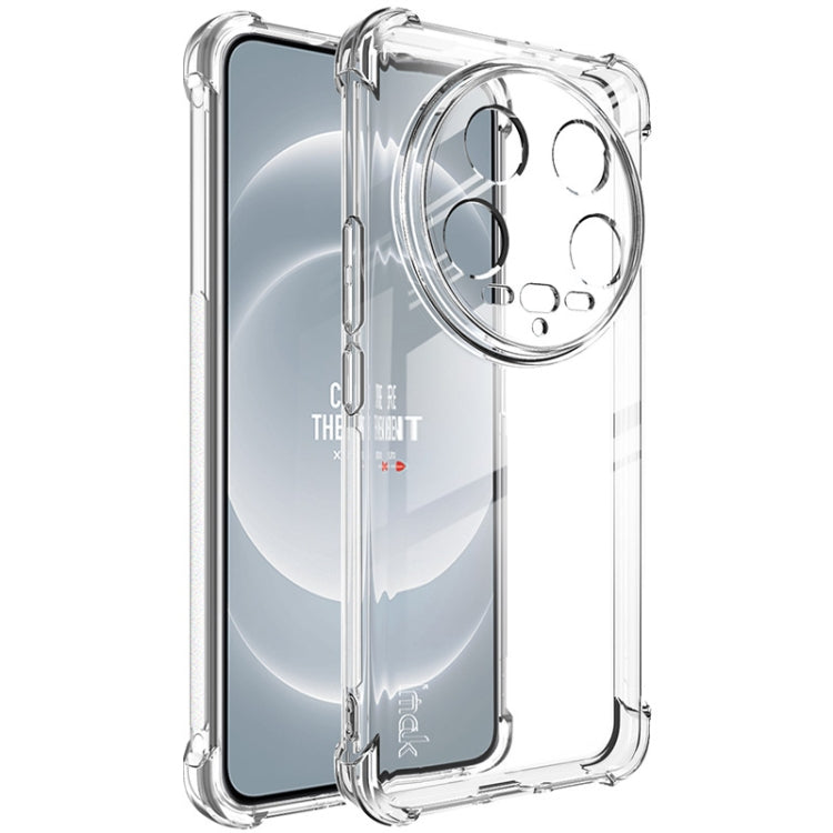 For Xiaomi 14 Ultra 5G imak Shockproof Airbag TPU Phone Case(Transparent) by imak