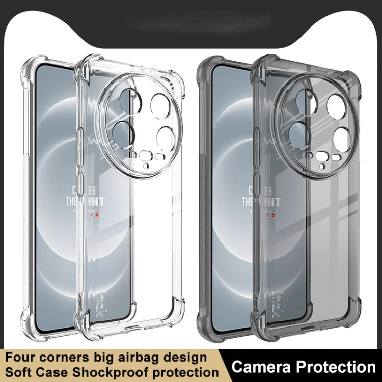 For Xiaomi 14 Ultra 5G imak Shockproof Airbag TPU Phone Case(Transparent) by imak