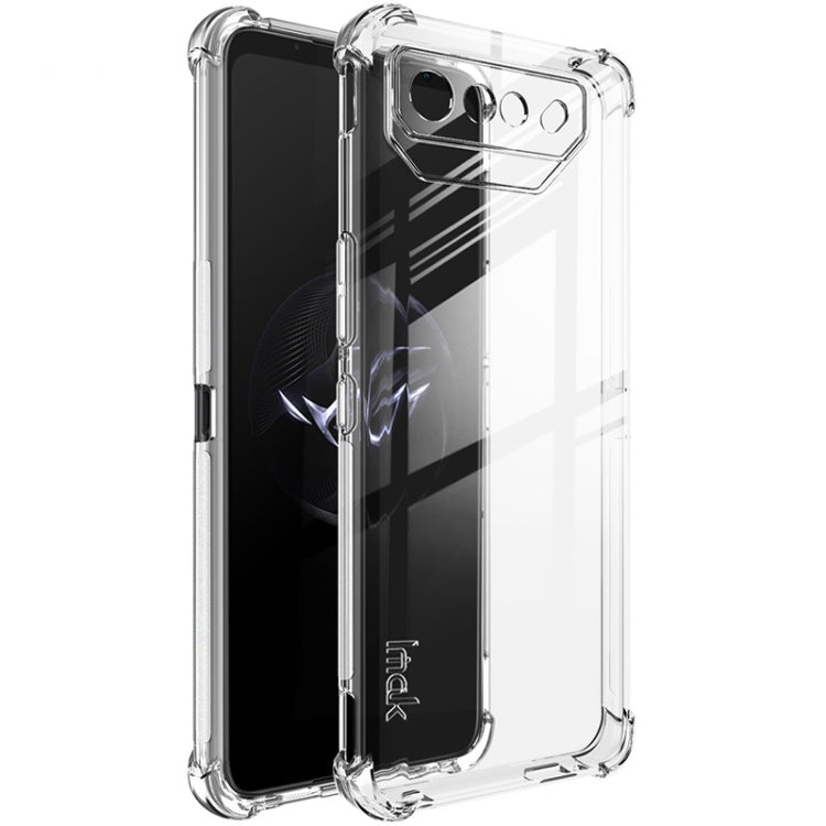 For Asus ROG Phone 7/ROG Phone 7 Pro imak Shockproof Airbag TPU Phone Case(Transparent) by imak