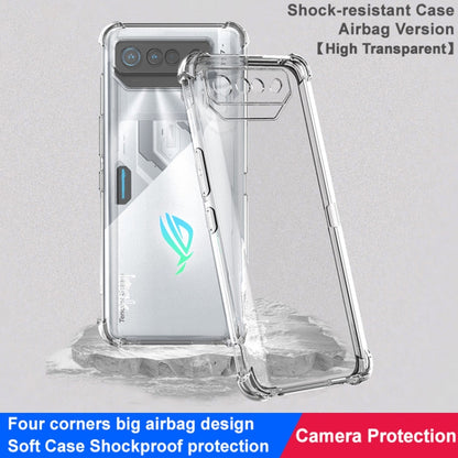 For Asus ROG Phone 7 Ultimate imak Shockproof Airbag TPU Phone Case(Transparent) by imak