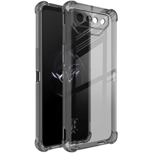 For Asus ROG Phone 7 Ultimate imak Shockproof Airbag TPU Phone Case(Transparent Black) by imak