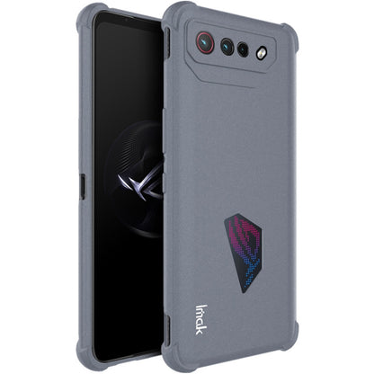 For Asus ROG Phone 7 imak Shockproof Airbag TPU Phone Case(Matte Grey) by imak