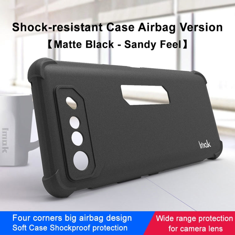 For Asus ROG Phone 7 Pro/Phone 7 Ultimate imak Shockproof Airbag TPU Phone Case(Matte Black) by imak