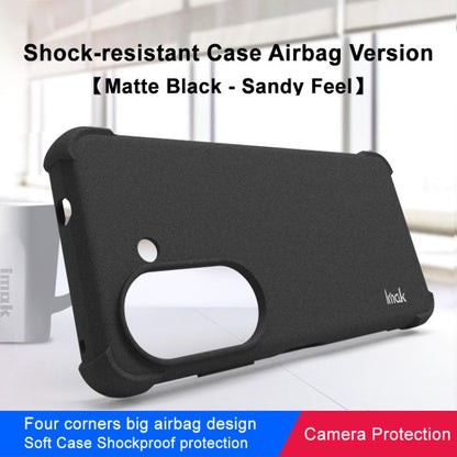 For Asus Zenfone 10 5G imak Shockproof Airbag TPU Phone Case(Matte Black) by imak
