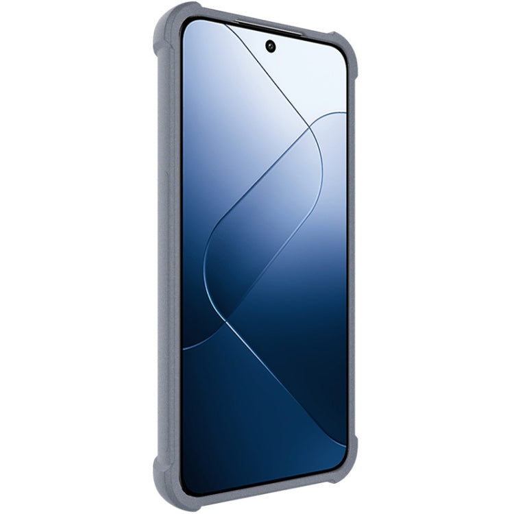 For Xiaomi 14 5G imak Shockproof Airbag TPU Phone Case(Matte Grey) by imak
