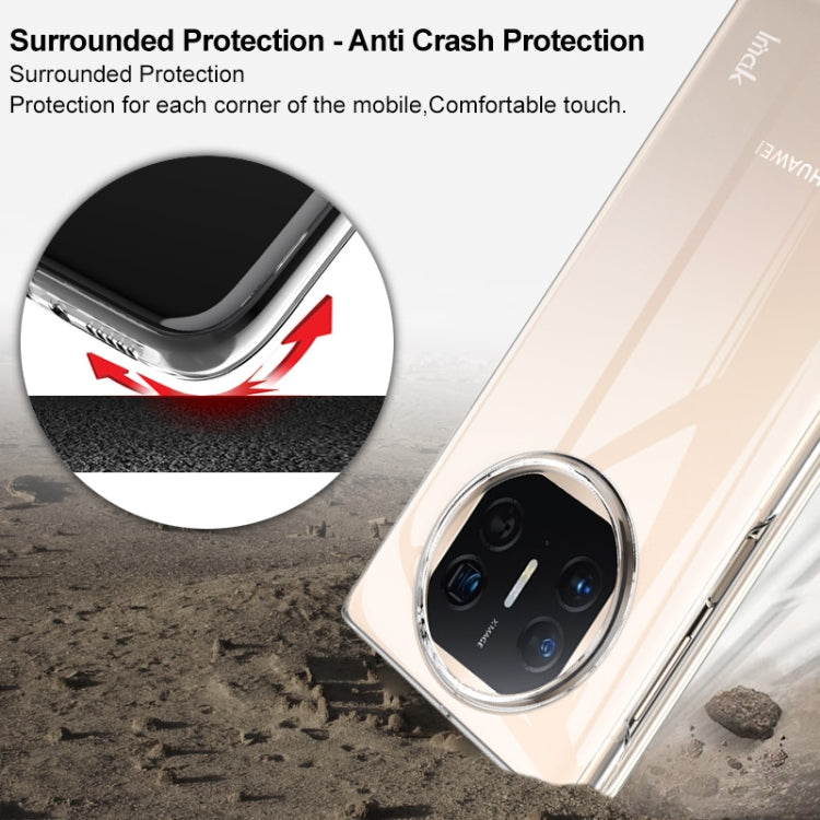 For Huawei Mate X5 imak Wing II Pro Series Wear-resisting Crystal Phone Case(Transparent) by imak