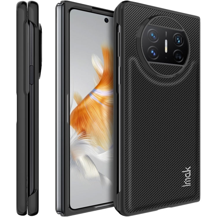 For Huawei Mate X3 imak Ruiyi Series Carbon Fiber PU + PC Phone Case by imak