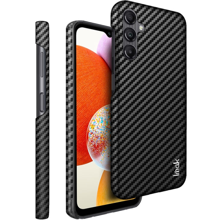 For Samsung Galaxy A14 4G/5G imak Ruiyi Series Carbon Fiber PU + PC Phone Case by imak