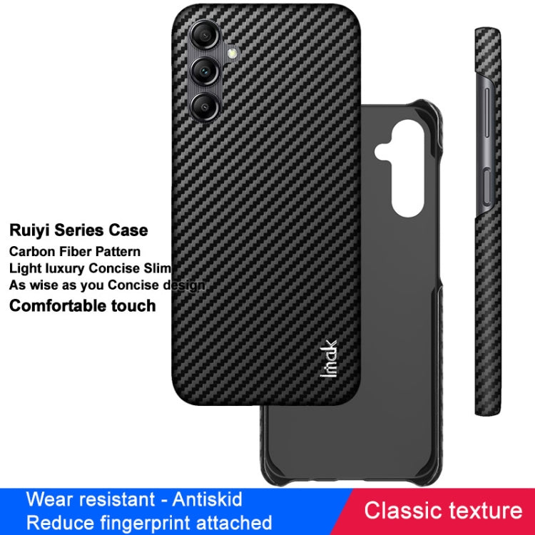 For Samsung Galaxy A14 4G/5G imak Ruiyi Series Carbon Fiber PU + PC Phone Case by imak