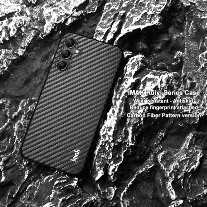 For Samsung Galaxy A14 4G/5G imak Ruiyi Series Carbon Fiber PU + PC Phone Case by imak