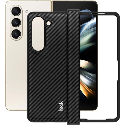 For Samsung Galaxy Z Fold5 imak Ruiyi Series Carbon Fiber PU + PC Phone Case by imak