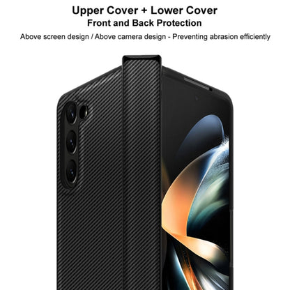 For Samsung Galaxy Z Fold5 imak Ruiyi Series Carbon Fiber PU + PC Phone Case by imak