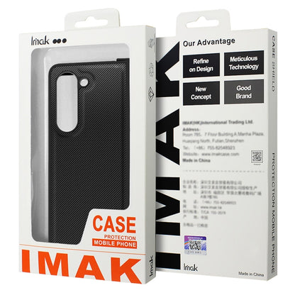 For Samsung Galaxy Z Fold5 imak Ruiyi Series Carbon Fiber PU + PC Phone Case by imak