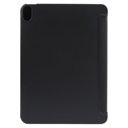 For iPad 10.9 2022 / Air 5 / Air 4 GEBEI 3-folding Holder Shockproof Flip Leather Tablet Case(Black) by GEBEI