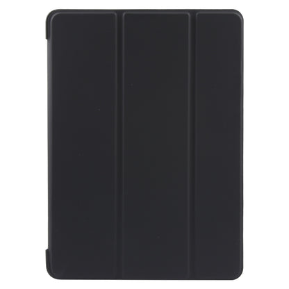 For iPad 9.7 2018 & 2017 / Air / Air2 GEBEI 3-folding Holder Shockproof Flip Leather Tablet Case(Black) by GEBEI