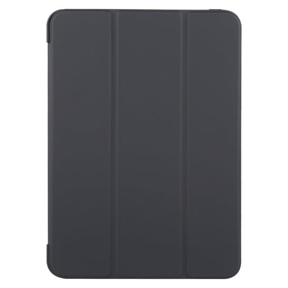 For iPad Air 11 2025 / 2024 GEBEI 3-folding Holder Shockproof Flip Leather Tablet Case(Black) by GEBEI