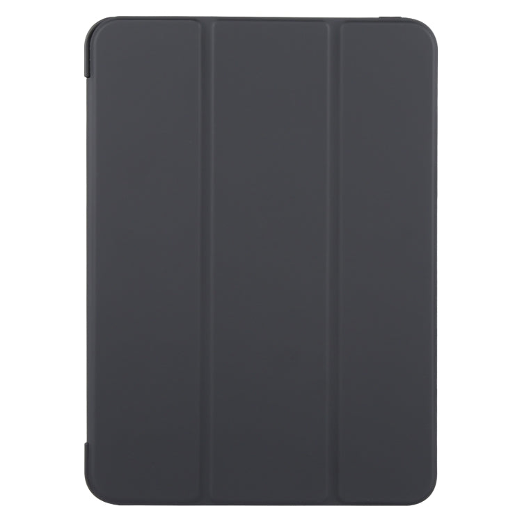For iPad Air 13 2025 / 2024 GEBEI 3-folding Holder Shockproof Flip Leather Tablet Case(Black) by GEBEI