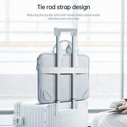 14 inch Oxford Fabric Portable Laptop Handbag(Dark Blue) by bashfashion