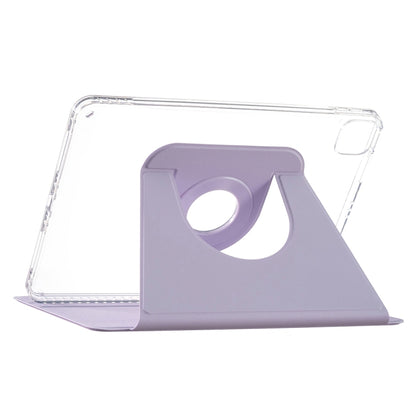 For iPad Pro 12.9 2022 / 2021 / 2020 Magnetic Split Leather Smart Tablet Case(Purple) by bashfashion