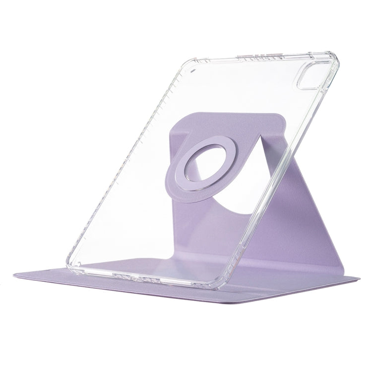 For iPad Pro 12.9 2022 / 2021 / 2020 Magnetic Split Leather Smart Tablet Case(Purple) by bashfashion