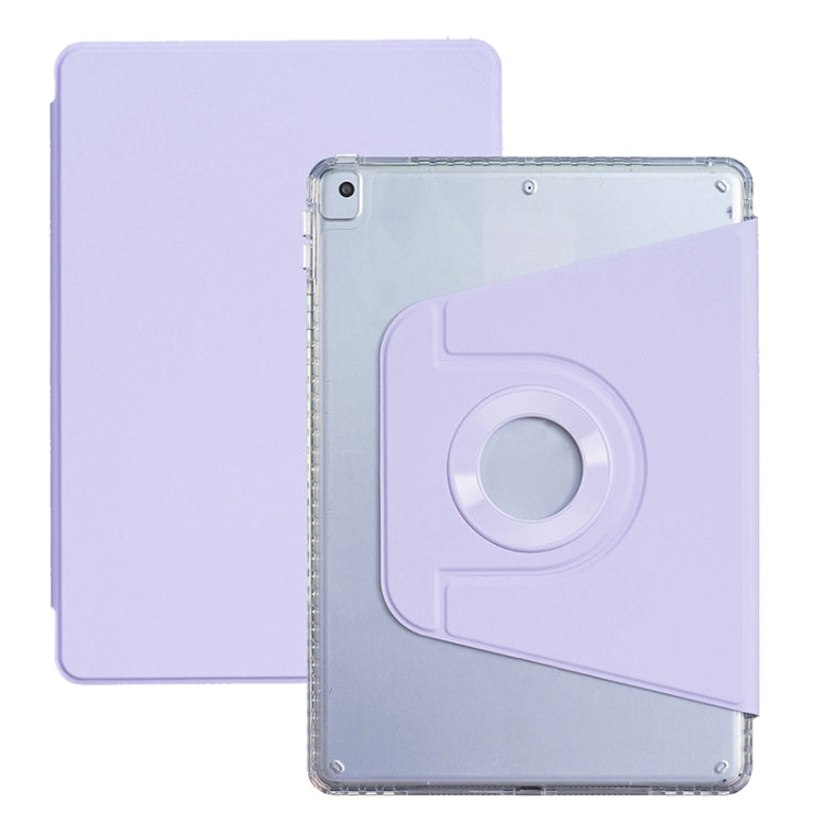For iPad 10.2 2021 / 2020 / 10.5 Magnetic Split Leather Smart Tablet Case(Purple) by bashfashion