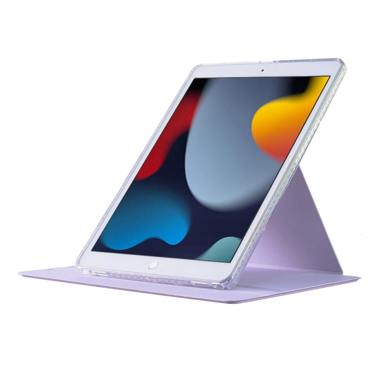 For iPad 10.2 2021 / 2020 / 10.5 Magnetic Split Leather Smart Tablet Case(Purple) by bashfashion