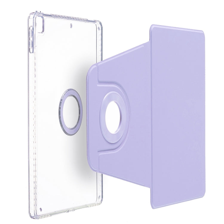 For iPad 10.2 2021 / 2020 / 10.5 Magnetic Split Leather Smart Tablet Case(Purple) by bashfashion
