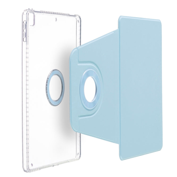 For iPad Air / Air 2 / 9.7 2017 / 2018 Magnetic Split Leather Smart Tablet Case(Sky Blue) by bashfashion